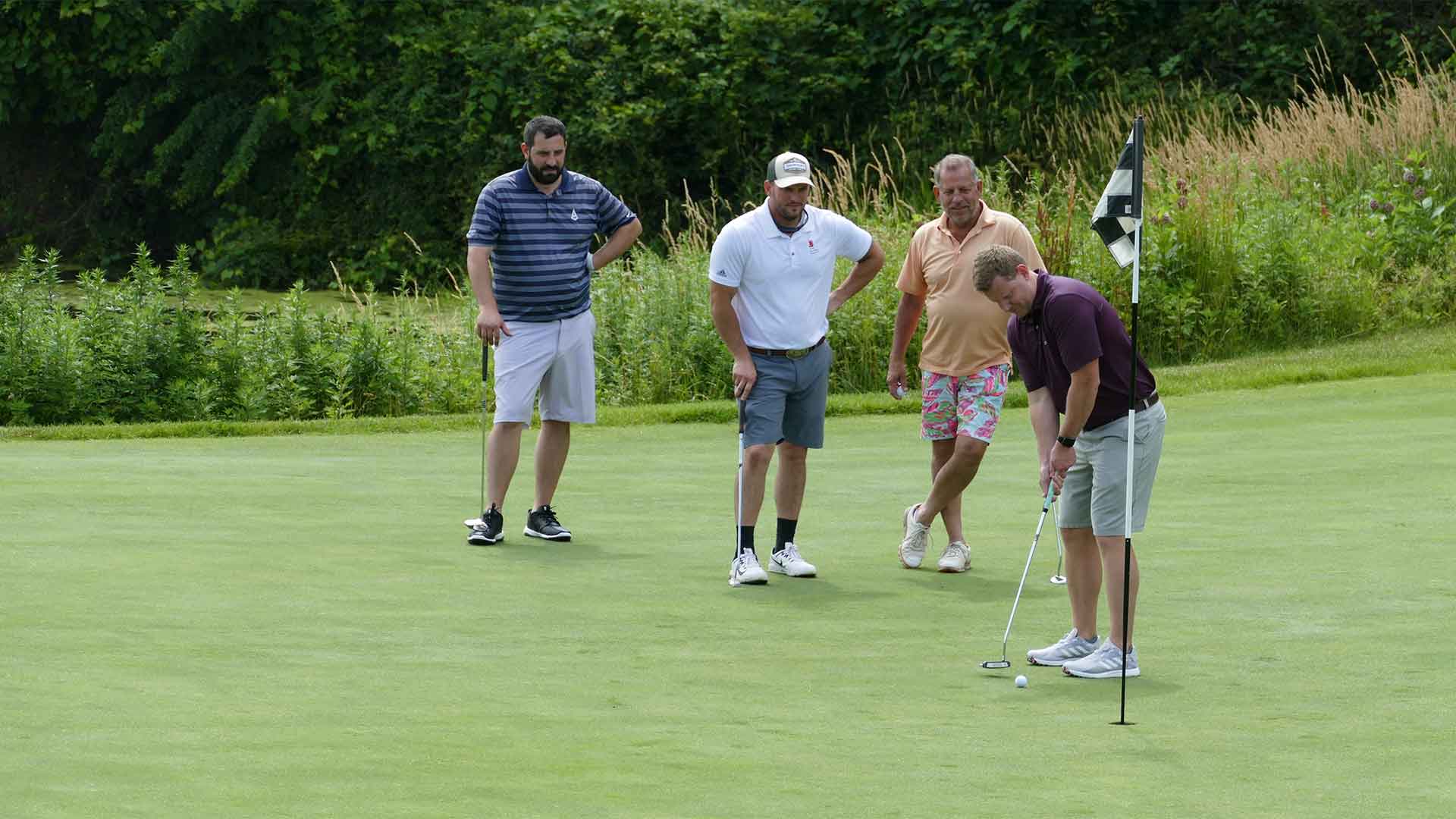 Golfers put at the Steve Buck/Hardy Bush Memorial Golf Tournament
